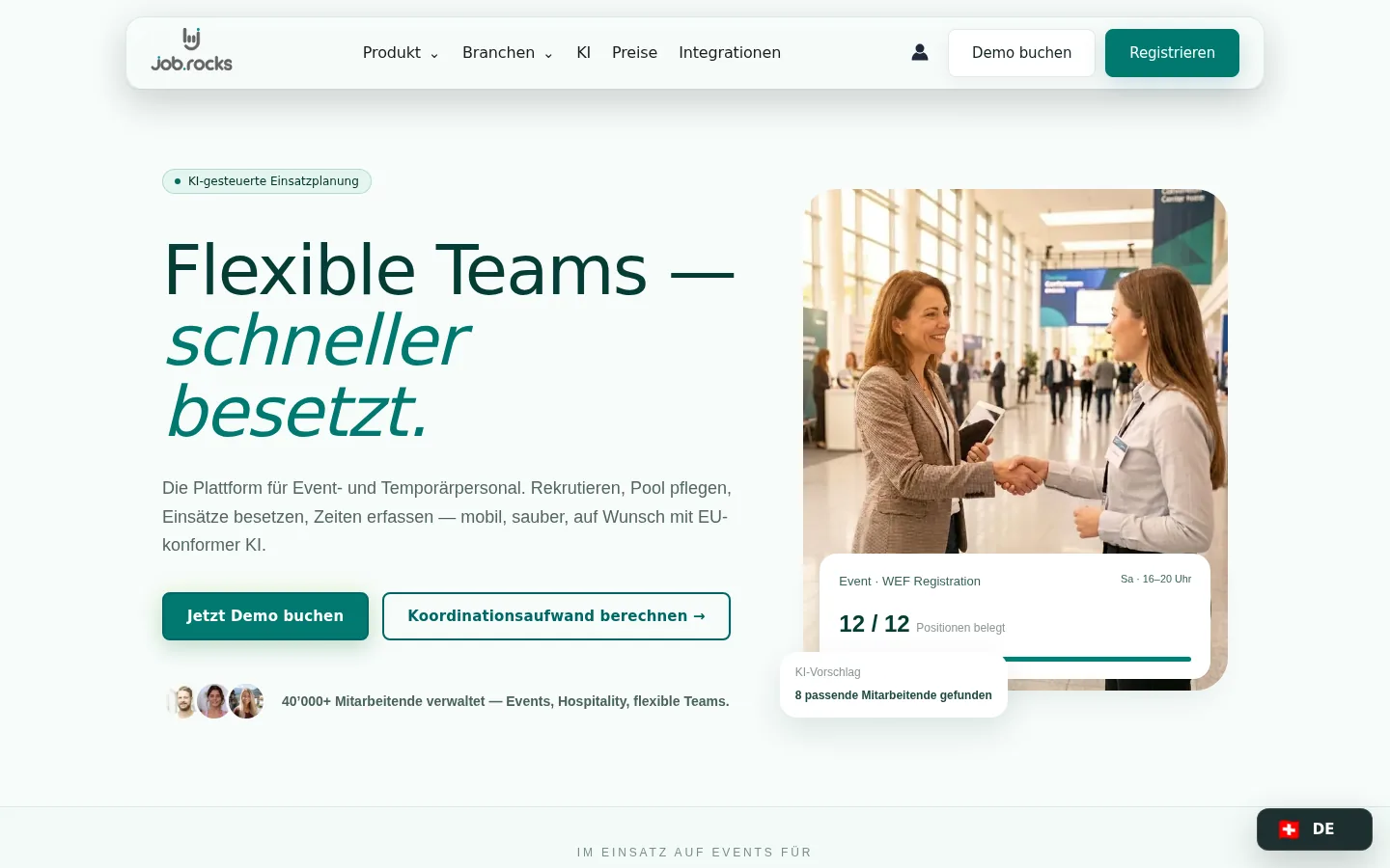 Website von job.rocks